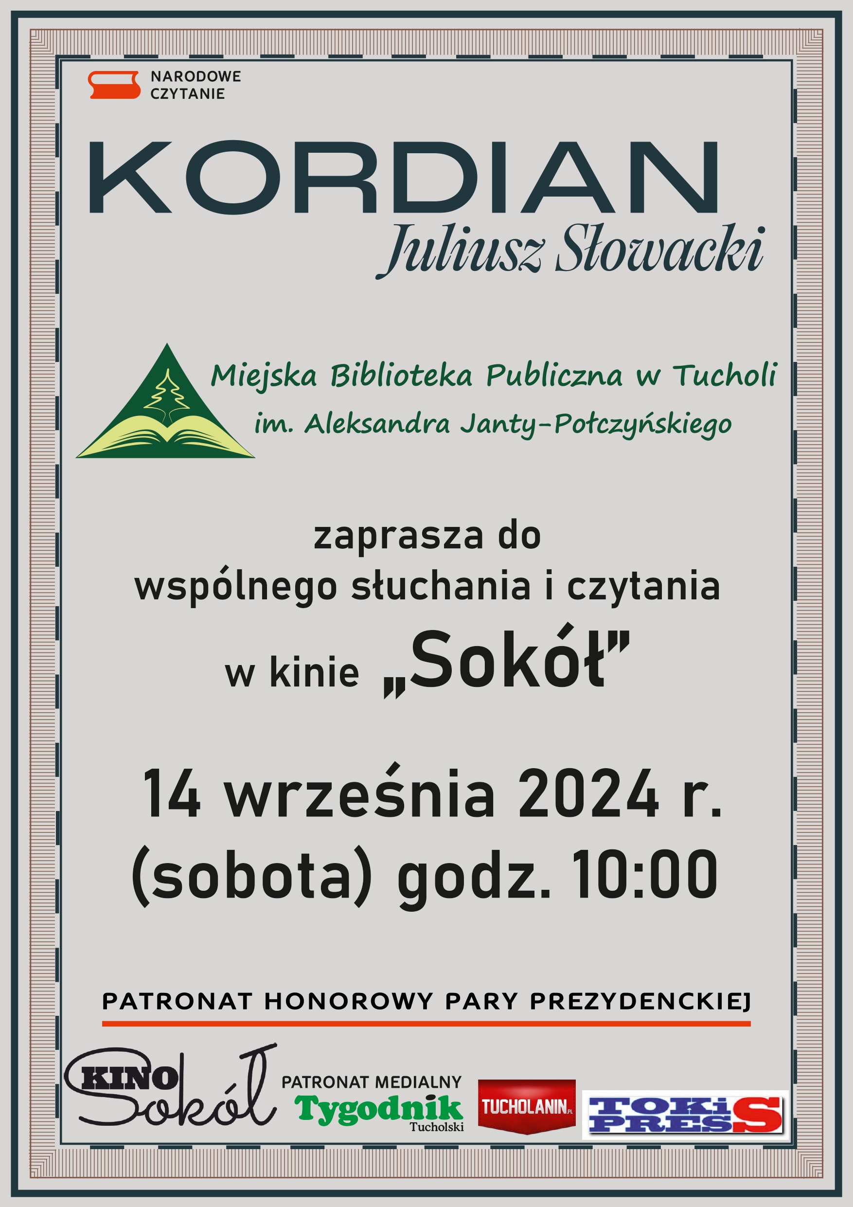 Plakat informacyjny. Jego treść jest zawarta w artykule