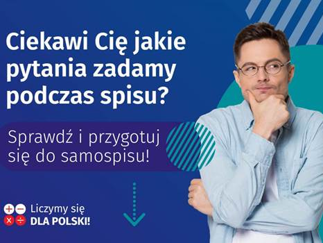 Infografika przedstawiająca zamyślonego mężycznę. Treść plakatu jest zawarta w artykule