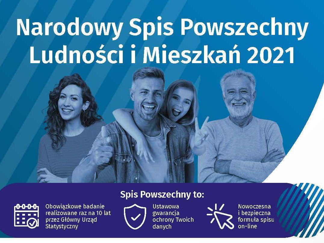 Infografika dotycząca Narodowego Spisu Powszechnego Ludności i Mieszkań