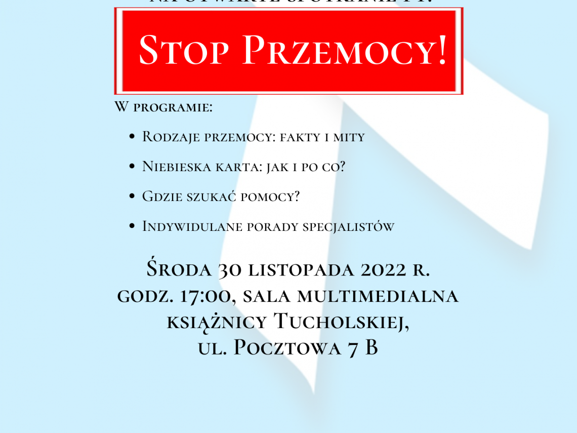 Plakat informacyjny. Jego treść jest zawarta w artykule