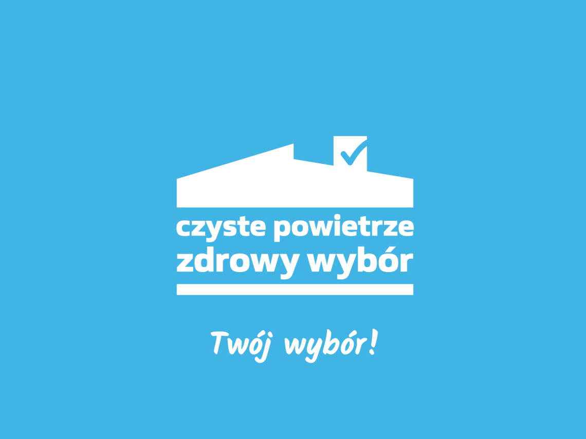 Logo programu "Czyste powietrze'