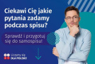 Infografika przedstawiająca zamyślonego mężycznę. Treść plakatu jest zawarta w artykule