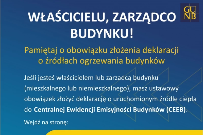 Plakat informacyjny. Jego treść jest zawarta w artykule