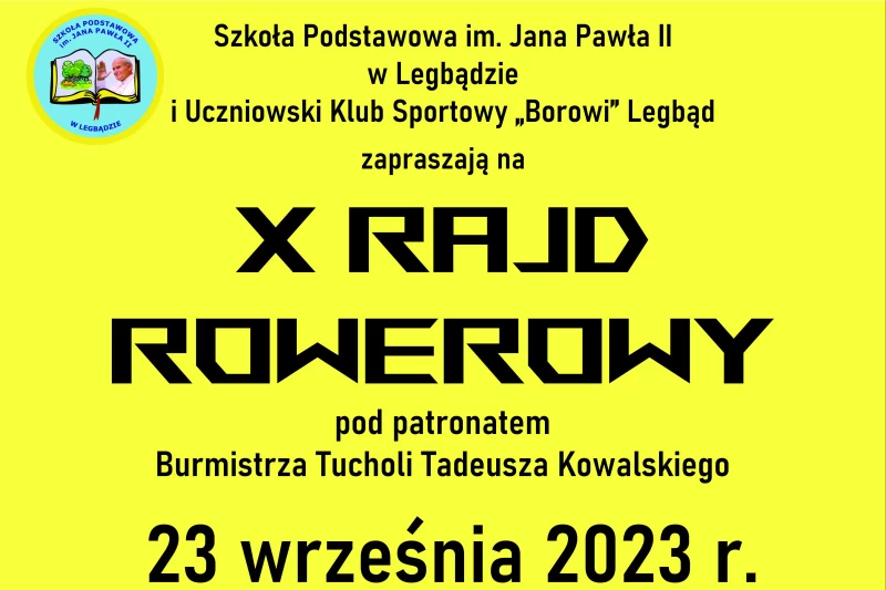 Plakat rajdu. Jego treść jest zawarta w artykule